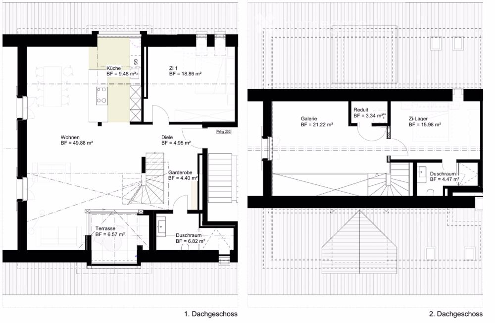 Erstvermietung: Moderne 3.5-Zimmer-Dach-Maisonette-Wgh. in Otelfingen – attraktive Lage im Dorfkern - Bild 3