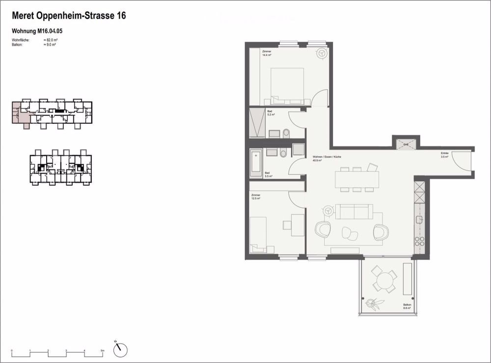 Moderne 3.5-Zimmer-Neubauwohnung in Basel - Bild 4