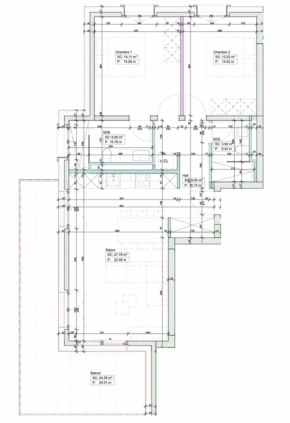 Neue 3.5-Zimmer-Wohnung zur Miete mit Balkon und Parkplatz in Martigny - Bild 5