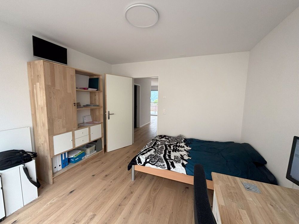 Crésuz - Neues möbliertes oder unmöbliertes Apartment mit schöner Aussicht - Bild 8