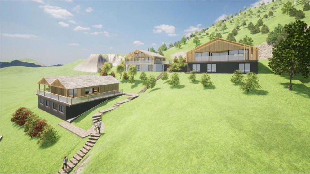 Appartement de 4 pièces 1/2 sur les hauteurs de Vollèges - Bild 2