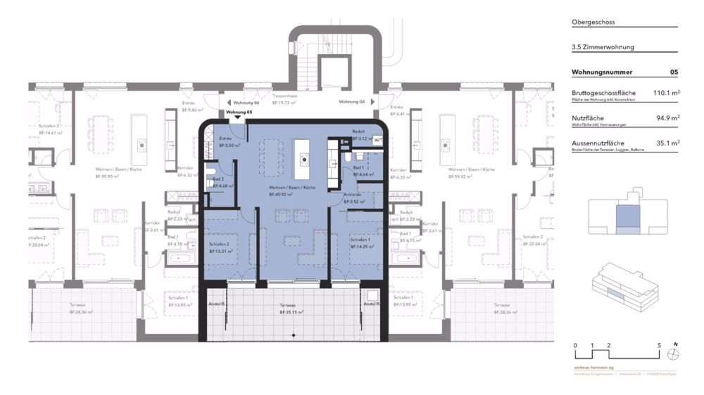 Vivere Aureum Rietblick - Whg. Nr. 5 OG mittig