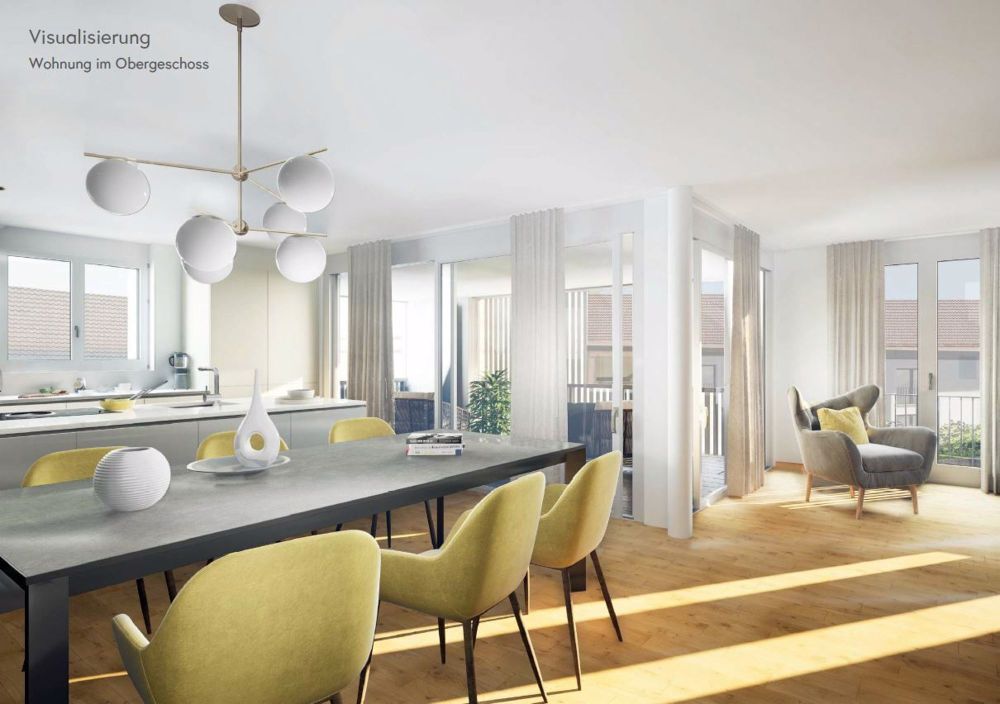Moderne 4.5-Zimmer-Neubauwohnung mit Loggia - Erstvermietung - Wohnbeispiel