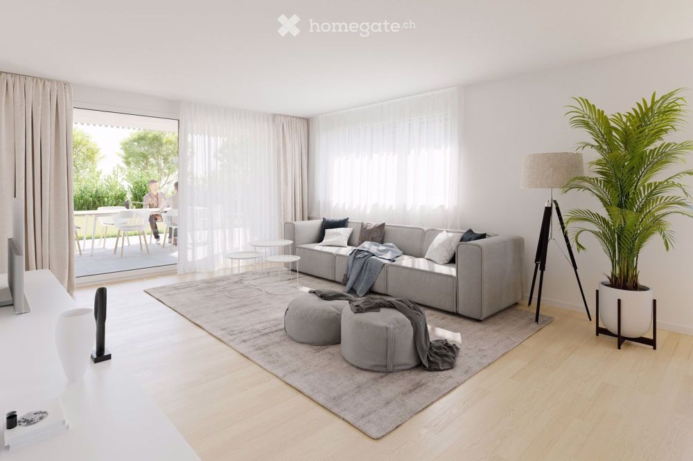 Sonnige 3.5-Zimmer-Gartenwohnung auf dem Lande - Bild 2