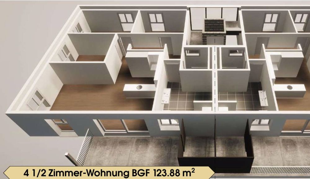 Grosszügige, moderne 4.5-Zimmerwohnung im EG - Bild 10