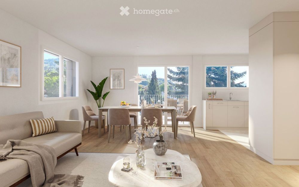 ERSTVERMIETUNG – 2.5 Zi Wohnung mitten im Grünen und nah beim Leben! - Bild 1
