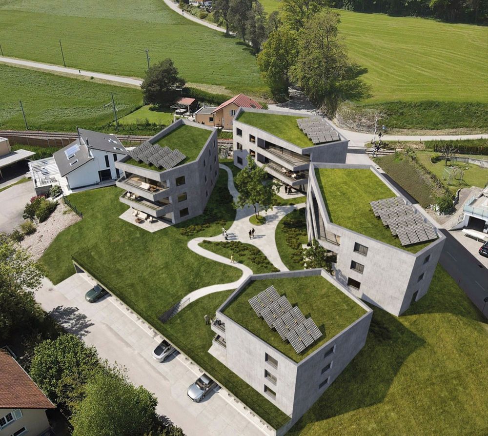 Schönes neues 3.5-Zimmer-Apartment mit großer Terrasse, Projekt La Source in Belfaux - Bild 1