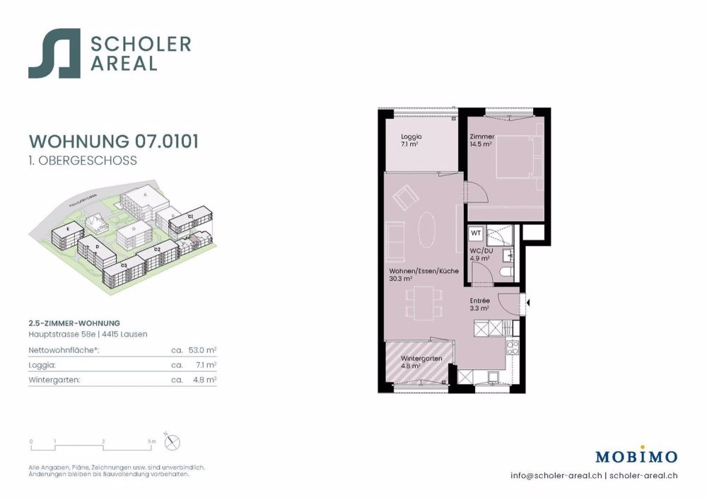 2 ½ Zimmer-Wohnung in Lausen mieten - Bild 5