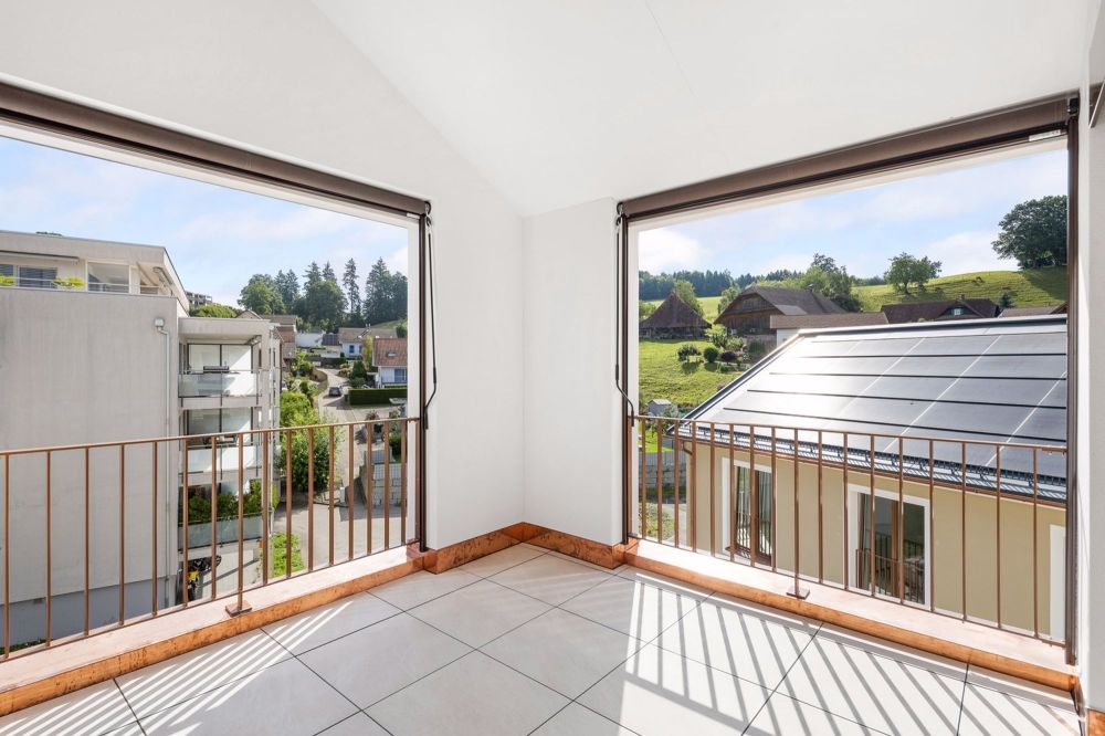 Maisonette-Dach-Wohnung mit Galerie im Erstbezug - Balkon