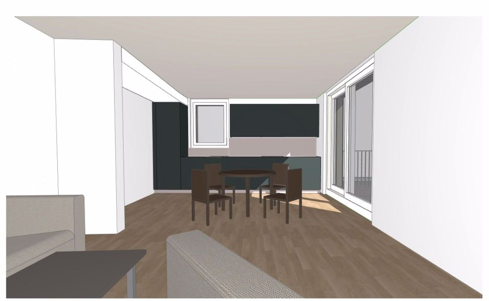 2,5 Zimmer Wohnung Attika, Gäbistrasse 1, 5225 Riniken - Bild 4