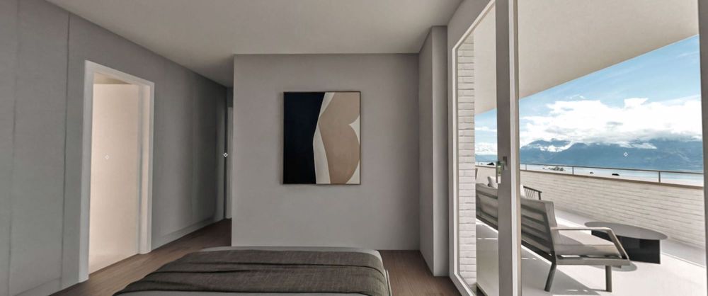Appartments de 3.5 en attique avec vue lac - Pully - Bild 6