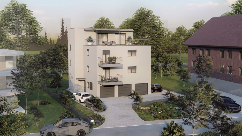 Moderne 2.5-Zimmer-Wohnung in Reinach mit Balkon und Garage - Bild 1