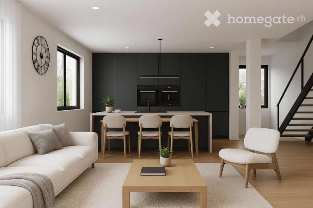 Modernes 5.5-Zimmer-Doppelhaus mit Garten in Wängi - Bild 2