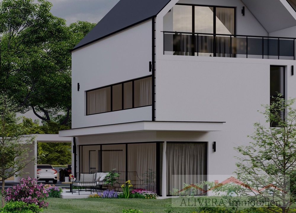Modernes Neubauprojekt: Doppeleinfamilienhäuser in 4254 Kleinlützel, K - Hinter Ansicht