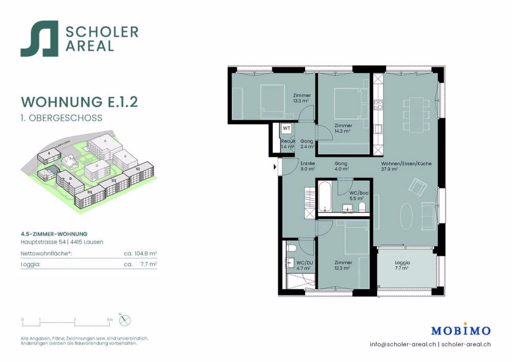 4 ½ Zimmer-Wohnung in Lausen mieten - Bild 4
