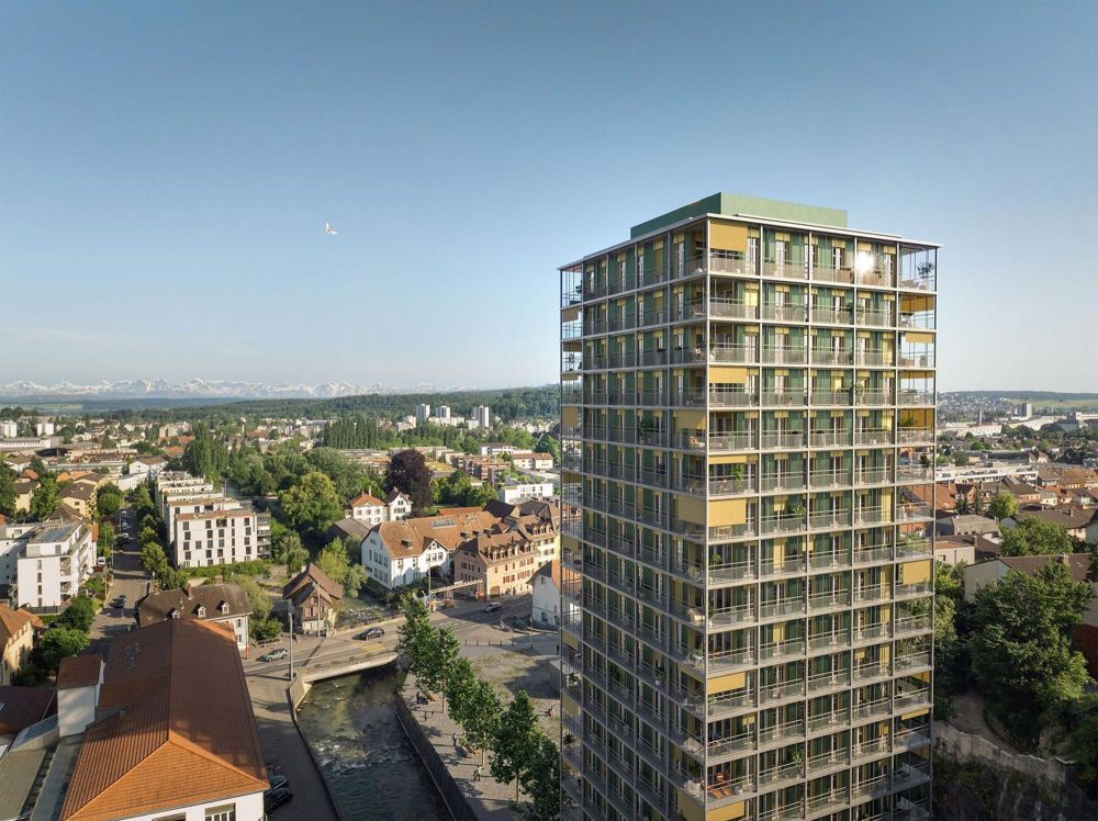 Projektankündigung: Erstvermietung im Hochhaus La Colombe in Biel - Bild 1