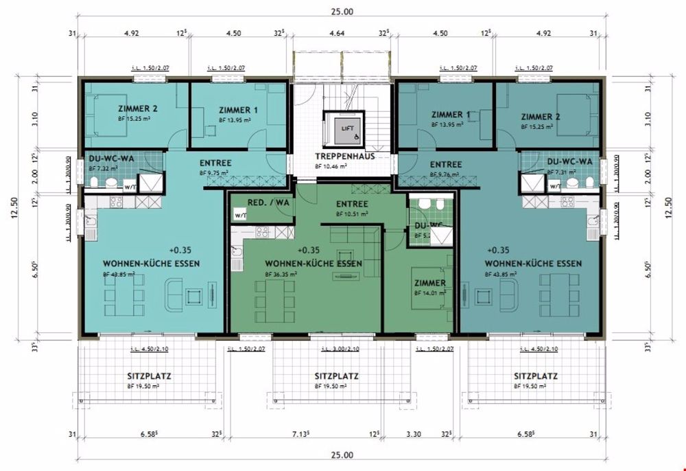 2.5 Zimmer im Erdgeschoss mit Sitzplatz - Bild 10