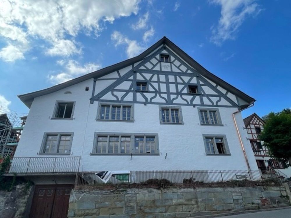Hübsches Studio im historischen Rebstock mitten in Rüdlingen - Ansicht_von_unten.jpg