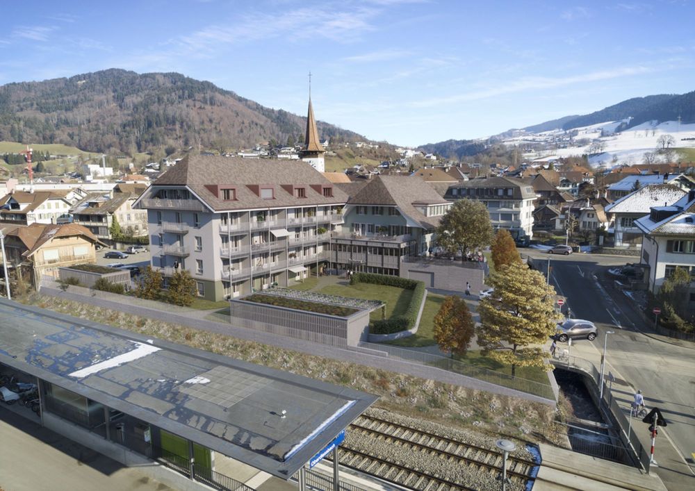 Leuenegg - Seniorenwohnungen mit Dienstleistungen - Visualisierung_Loewen_Oberdiessbach