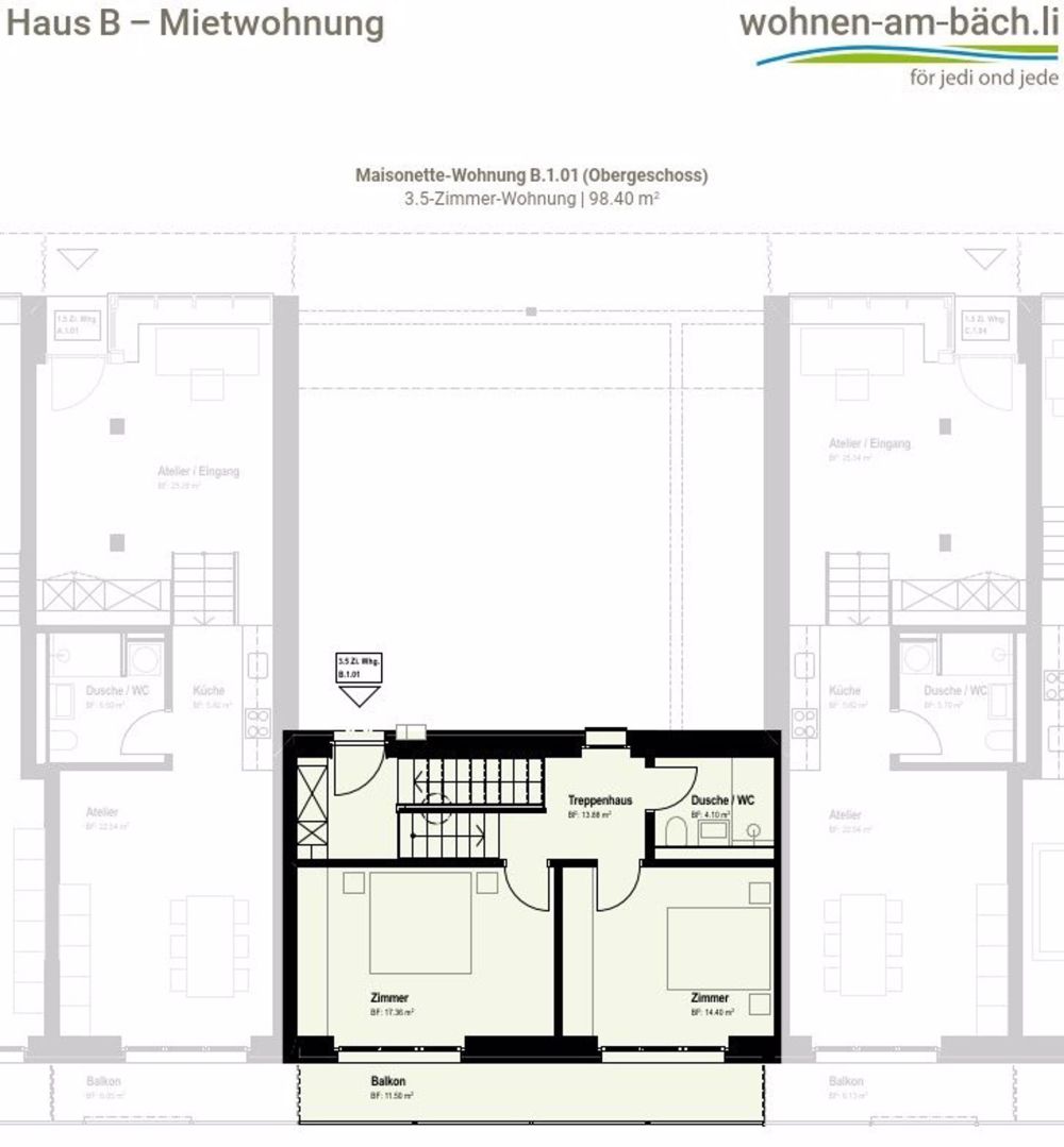 Neubau am Bächli - 3.5-Zimmerwohnung mit Stil - Bild 9