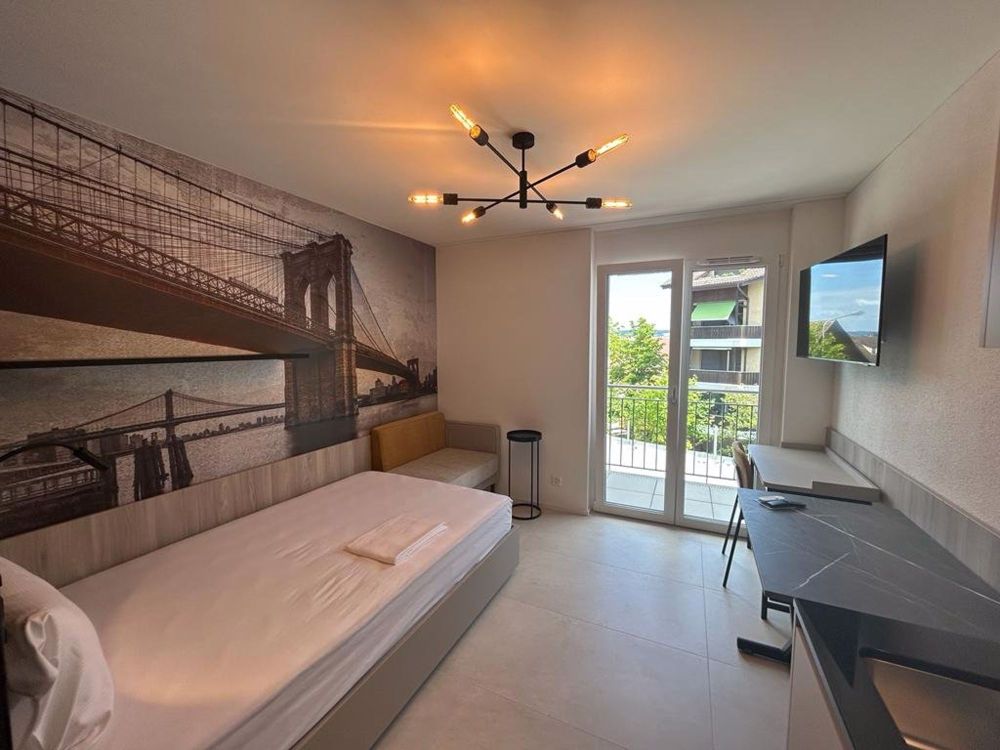 Business Apartments in Flughafennähe - K_Studio Schlafecke