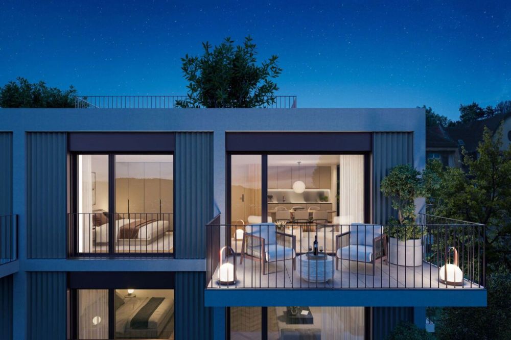 Exklusiver Neubau: 3.5-Zimmer Wohnung mit Balkon - Bild 1