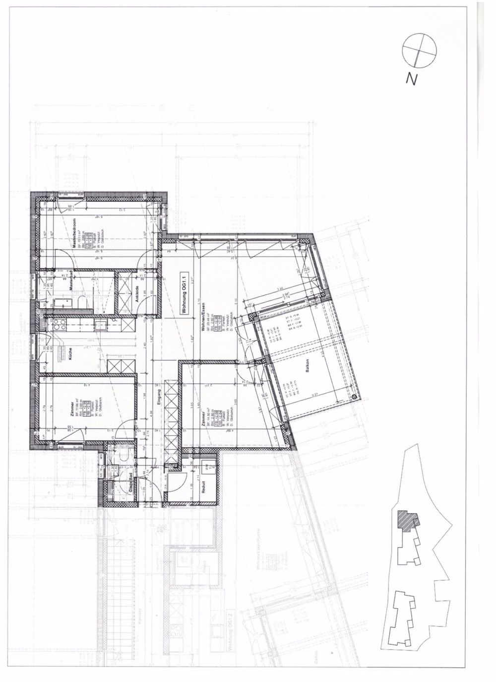Moderne 4.5-Zimmer-Wohnung in Waldenburg mit Balkon und Parkplatz - Bild 2