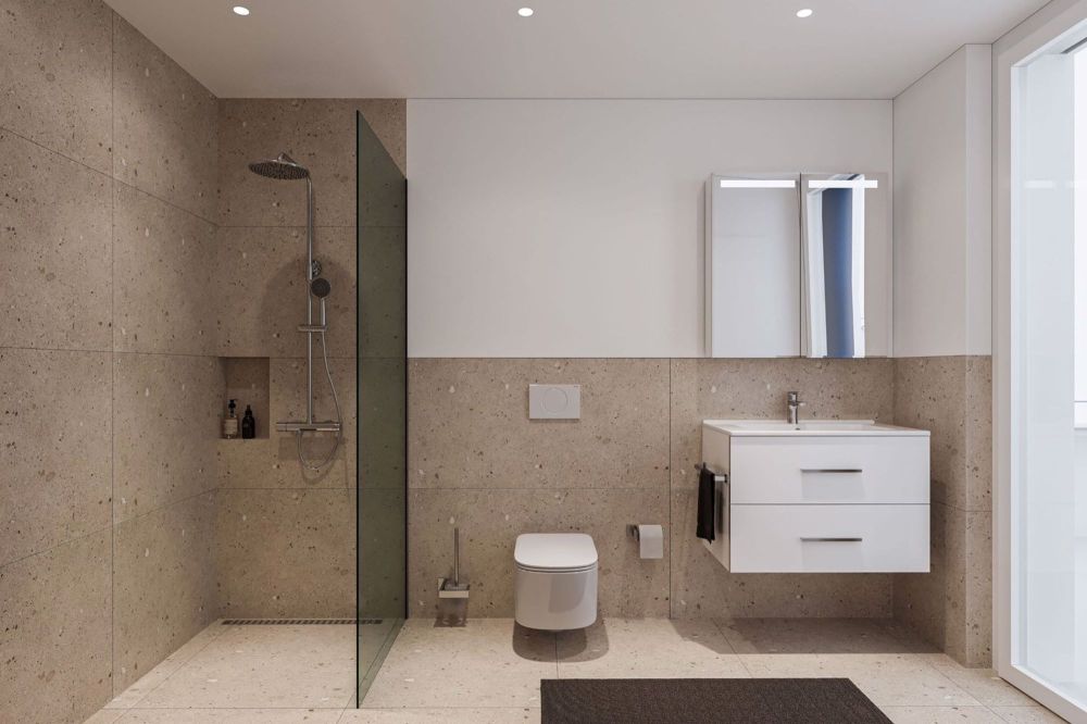 Sonnige Gartenwohnung zum Wohlfühlen - Dusche/WC