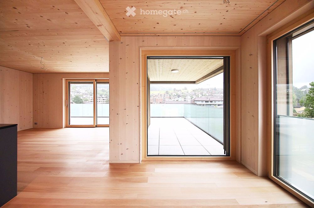 Attikawohnung im Holzbau-Mehrfamilienhaus - Bild 9