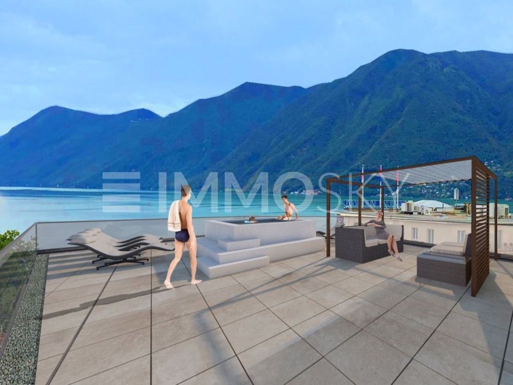 Etagenwohnung | 6900, Lugano - Rooftop mozzafiato