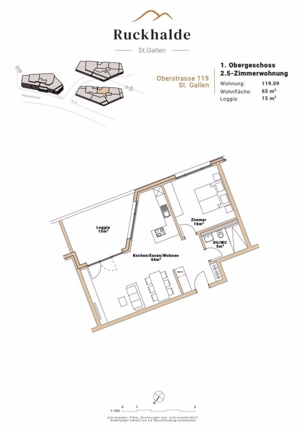 Moderne 2.5-Zimmer-Neubauwohnung sucht neue Mieterschaft - Bild 7