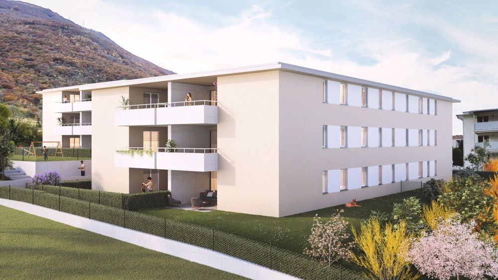Nuovo appartamento all'ultimo piano con bella terrazza coperta - Bild 1