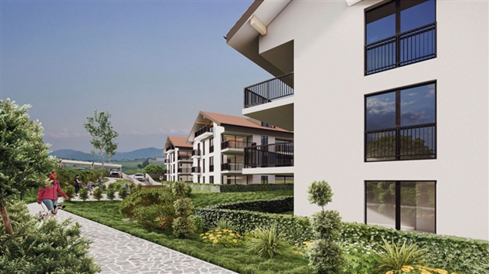 2.5 Zimmer neu im Erdgeschoss, Küche mit Insel, Terrasse und grossem Garten - Bild 4