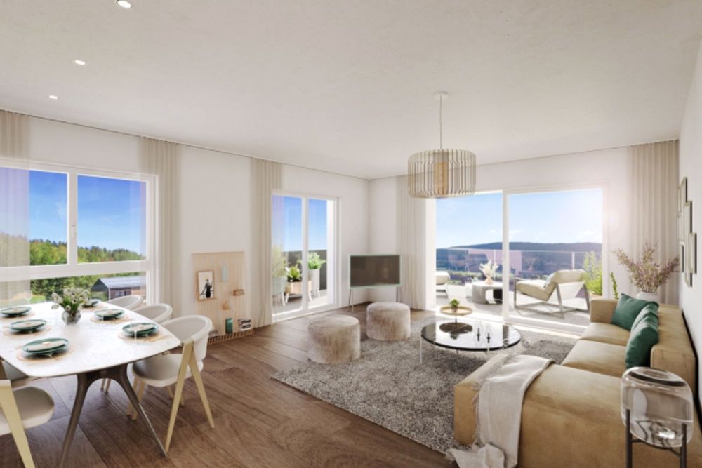 Dans immeuble neuf, appartement 3,5 pces au 2ème étage - Bild 7