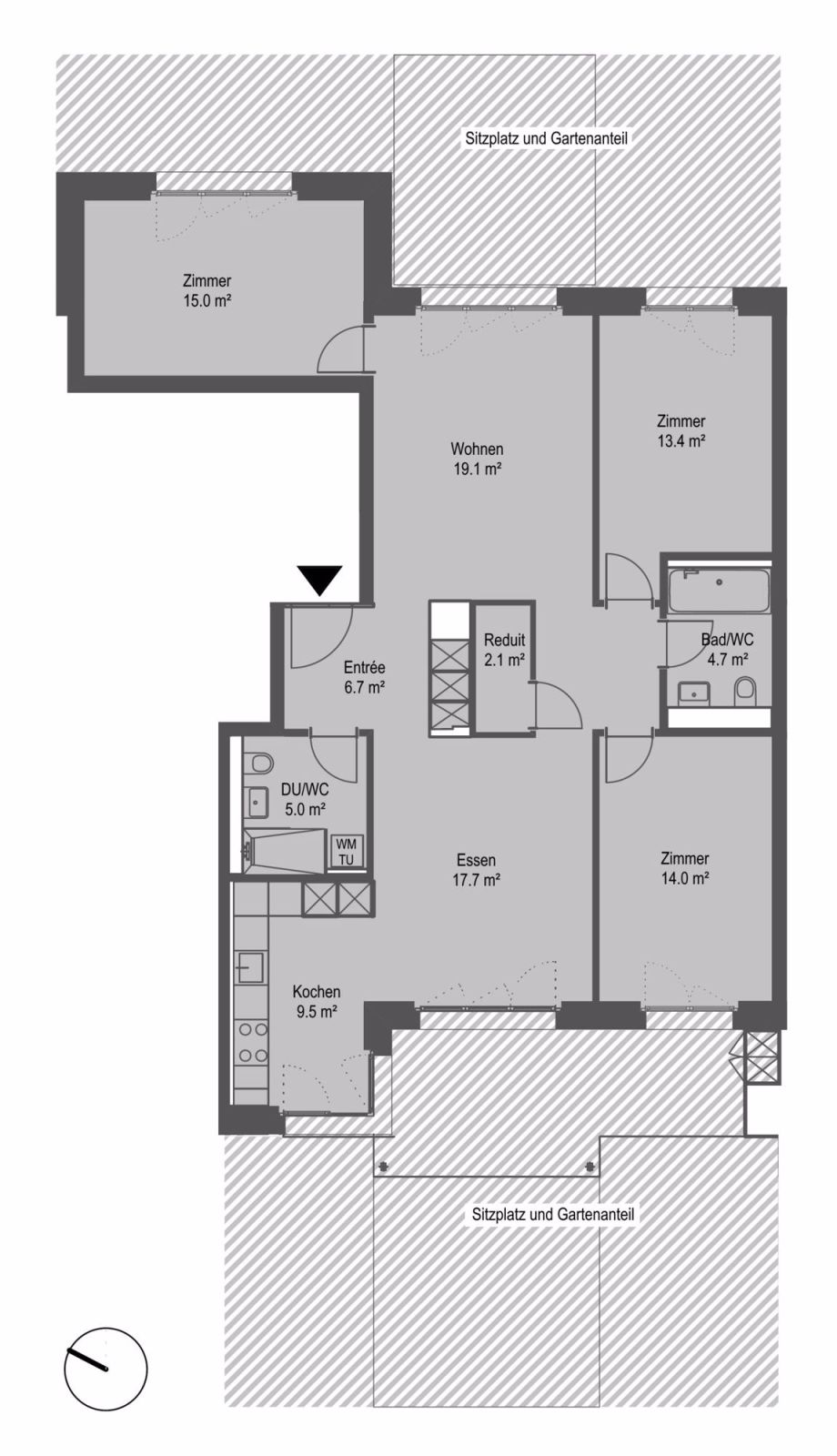 Neue Gartenwohnung - ruhig und dennoch zentral gelegen - Bild 12