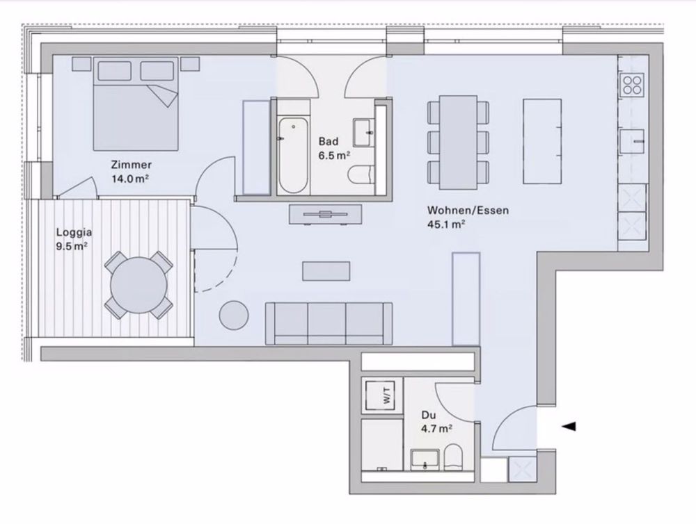 Gemütliche 2,5-Zimmer-Wohnung in Suhr - Bild 7
