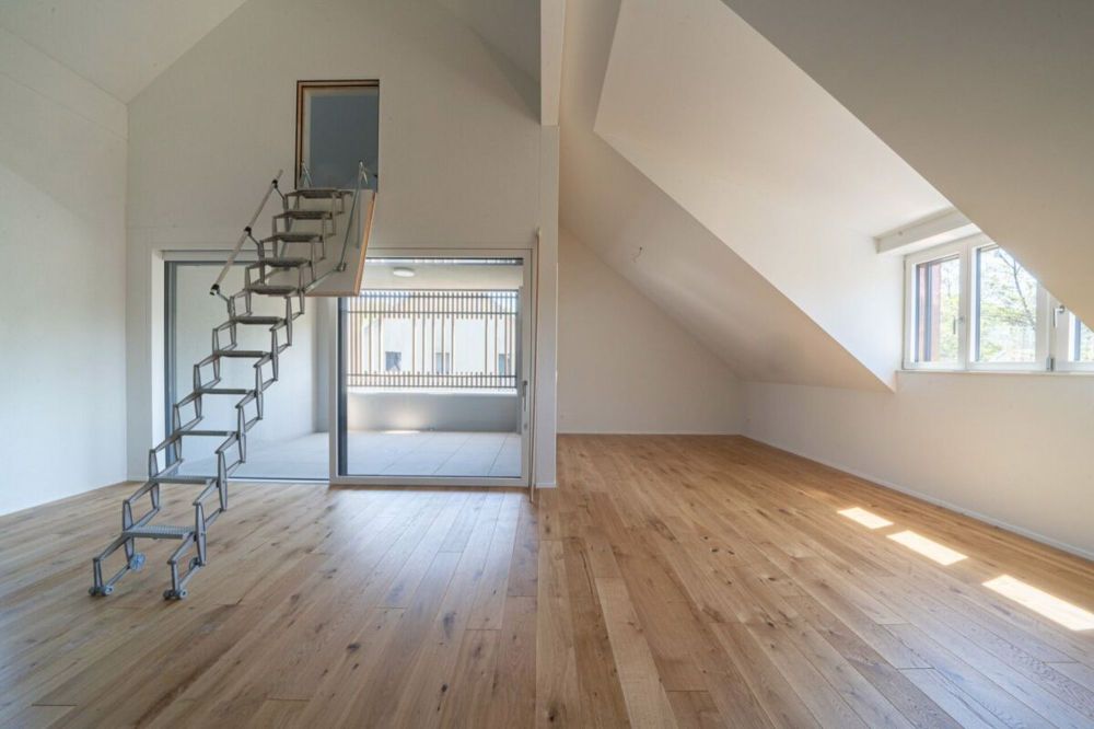 Erstvermietung: Neubau MFH mit 6 stilvollen Mietwohnungen am Bach - Weitere Wohnungen: \n\n2.5-Zimmer Dachgeschoss