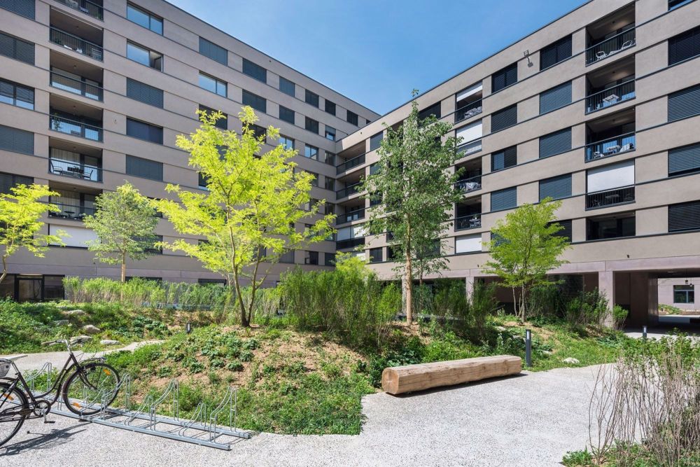 schöne 2.5 Zimmer Wohnung mit Loggia im Trendquartier Baleo Erlenmatt - Aussenansicht