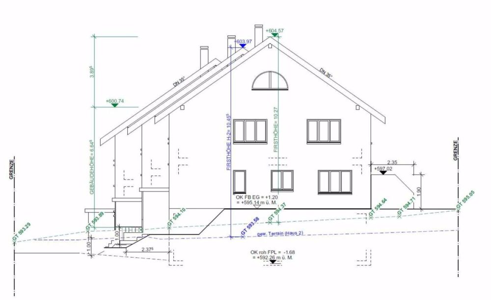 Zu verkaufen in 8362 Itaslen, neues 5½ Zi.-REFH, an ruhiger, sonniger Lage angrenzend an Landwirtschaftszone ! - Bild 11