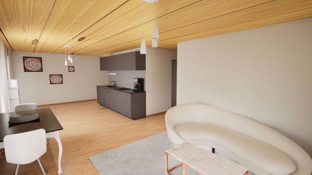 Moderne 2.5-Zimmer-Wohnung in Mühlethurnen mit atemberaubendem Ausblick - Bild 5