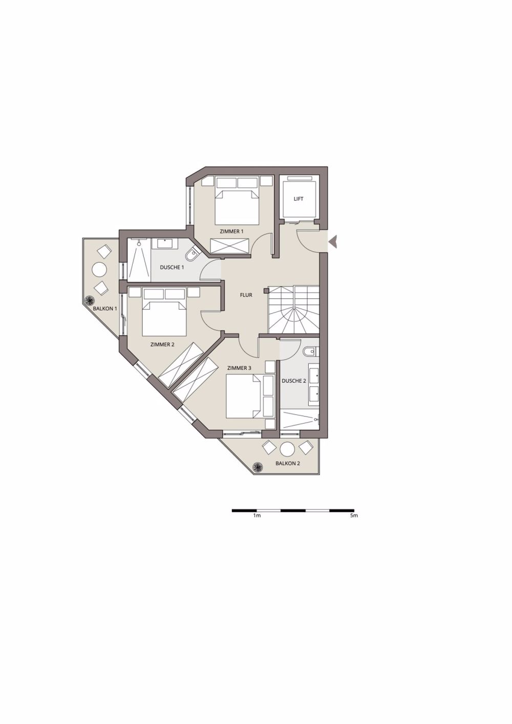 Erstwohnung | Neubau 1660 | 4.5-Zimmerwohnung Duplex-Attika - Chalet-1660-Erdgeschoss-1-OG-Haus-B-5-5-Zi-Duplex-Attika-2