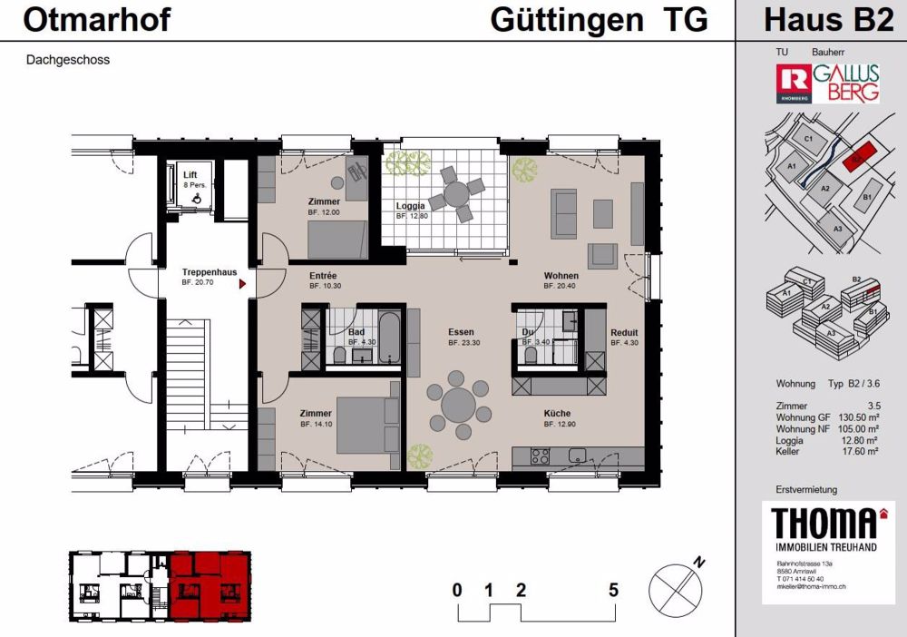 ERSTBEZUG - helle 3.5-/4.5-Zi-Dachwohnungen mit hohen Decken - B2_3.6