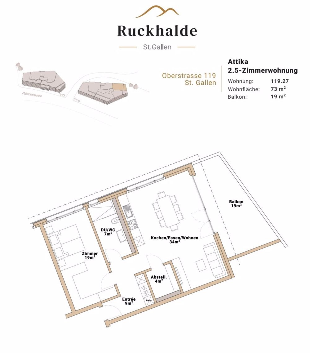 2 ½ Zimmer-Wohnung in St.Gallen mieten - Bild 11