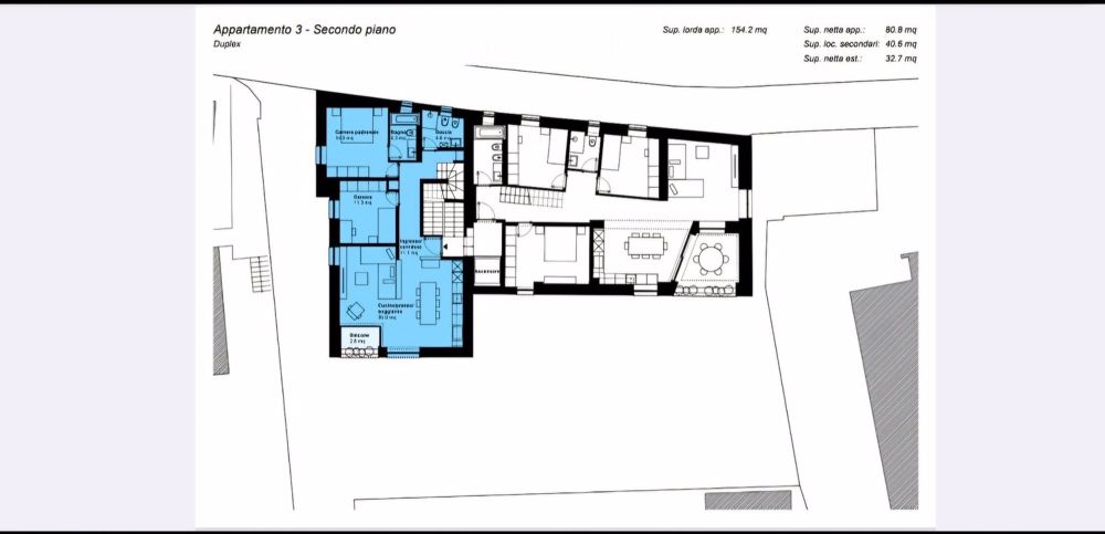 Duplex 3.5 Zimmer in Besazio mit großer Terrasse - Bild 3