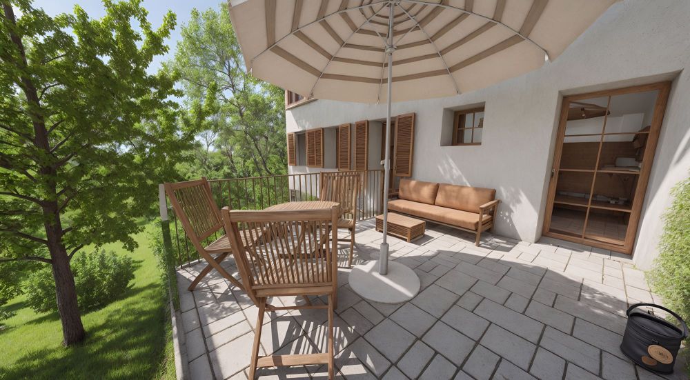 Appartement neuf de 2.5 pces, grande terrasse, au bord de la rivière | dreamo.ch - Bild 2