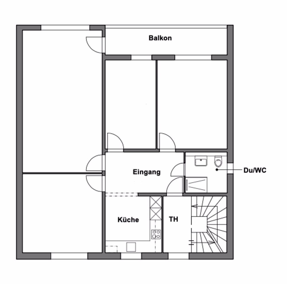 Moderne 4,5-Zimmer-Mietwohnung im 1.OG mit Garten – Erstvermietung nach Kernsanierung - Bild 10