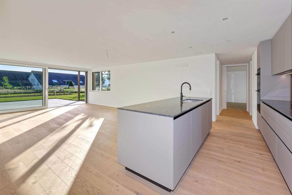 Exquisite und ruhige Sonnenoase - Küche_Wohnzimmer