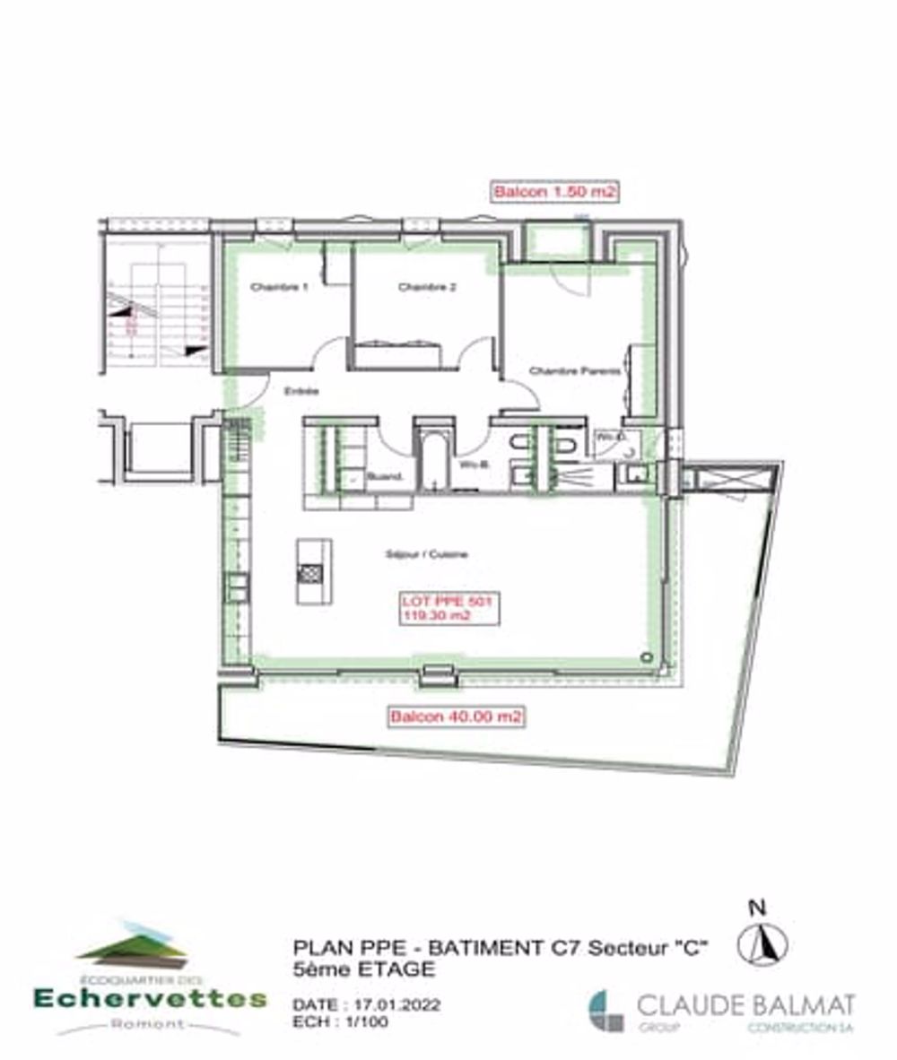 Magnifique appartement neuf de 4,5 pièces à Romont - Bild 2
