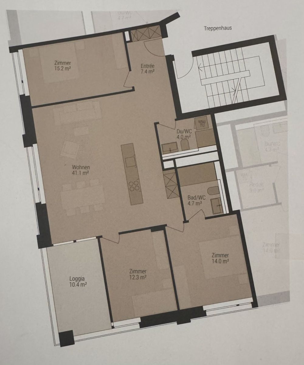 4.5-Zimmerwohnung, Erstbezug in Neuhausen am Rheinfall - Bild 13