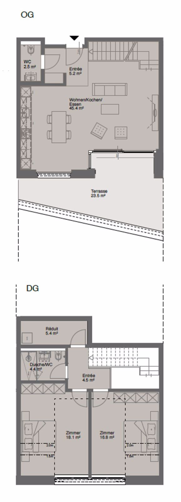 Moderne 3.5-Zimmer Maisonette-Wohnung in Küsnacht - Neubau - Bild 2